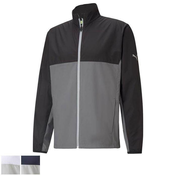 Puma First Mile Wind Golf Jacket XXL/Puma Black / Quiet Shade