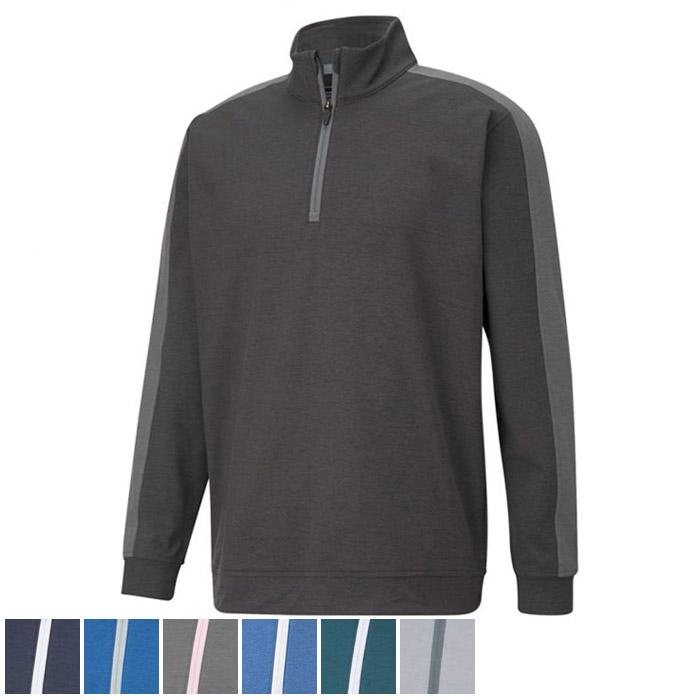 Puma CLOUDSPUN T7 Golf 1/4 Zip S/Puma Black / Quiet Shade