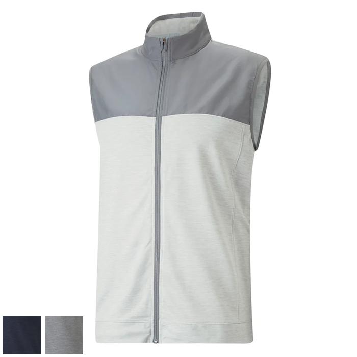Puma CLOUDSPUN Colorblock Golf Vest S/Quiet Shade / High Rise Heather