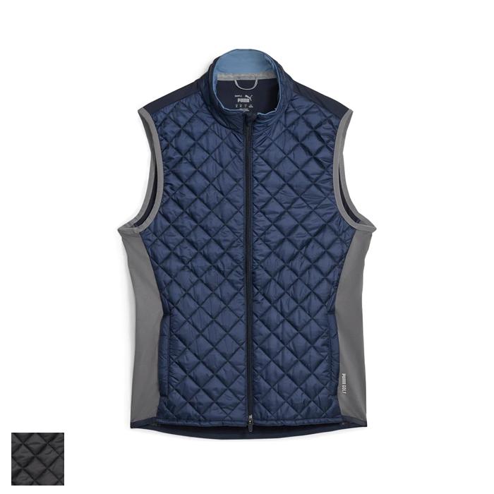 Puma Frost Quilted Golf Vest L/Navy Blazer / Slate Sky