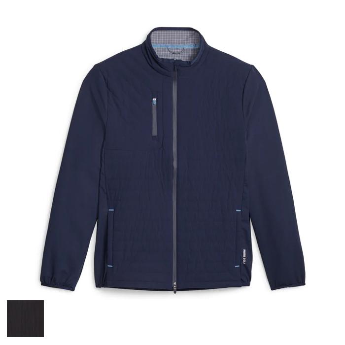 Puma Scotia Quilted Golf Jacket L/Navy Blazer / Deep Dive