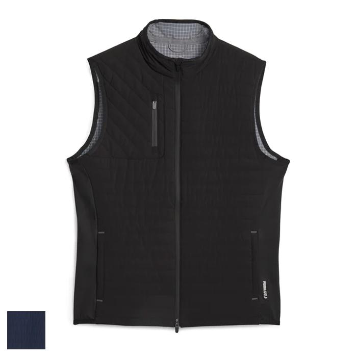 Puma Scotia Quilted Golf Vest 3XL/Puma Black / Slate Sky