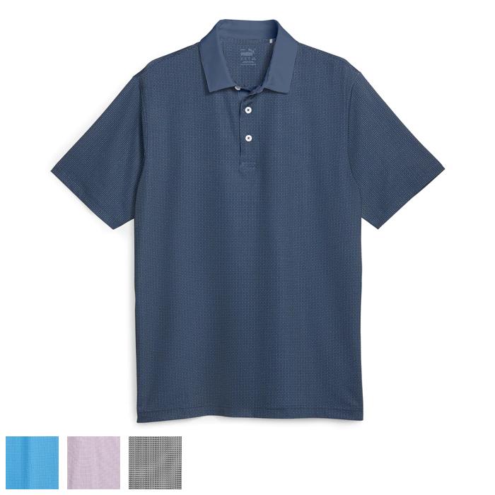 Puma MATTR Circular Golf Polo L/Regal Blue / Festive Blue