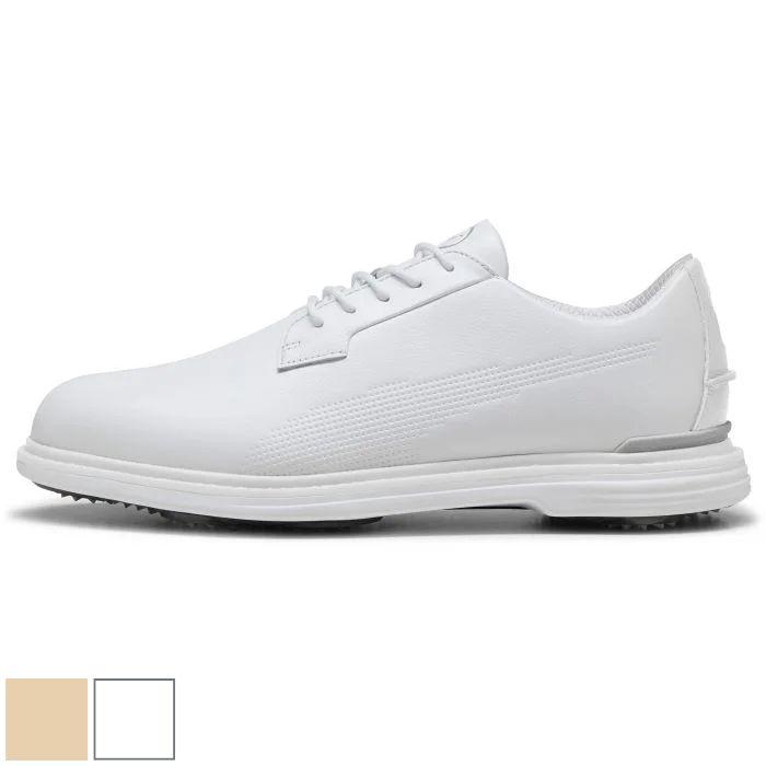 Puma ROYALE Golf Shoes 12.5/Puma White/Deep Navy/Team Light Blue