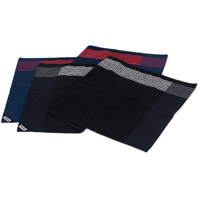 Ping Player Towel Navy/White/Red