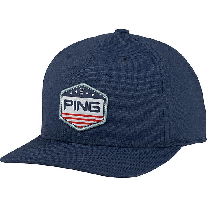Ping Limited Edition Liberty Performance Snapback Golf Hat (In Stock) Navy