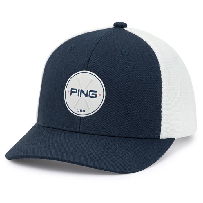 PING Stars and Stripes Trucker Cap (In Stock) Navy