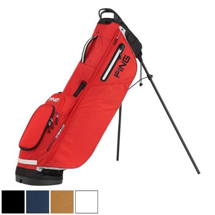 PING 2023 Hoofer Craz-E-Lite Stand Bag Neon Yellow/Black/Red