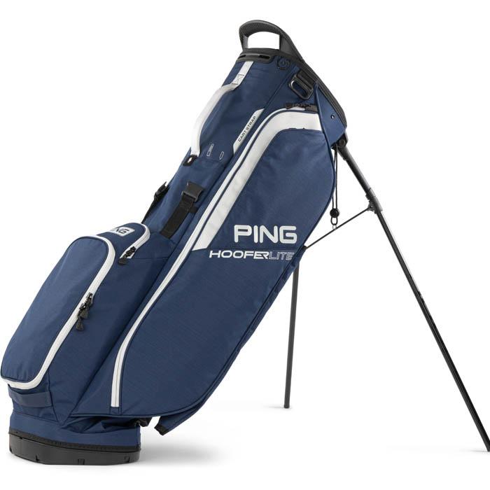 PING 2025 Hoofer Lite Stand Bag - Heather Navy/Platinum
