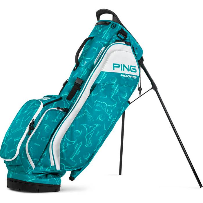 PING 2025 Hoofer Stand Bag - Teal Decal