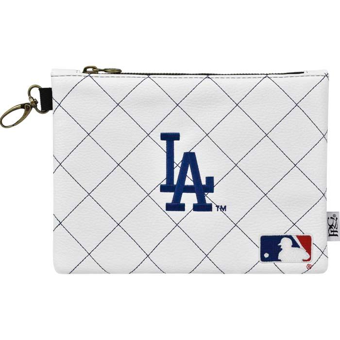 PRG Los Angeles Dodgers Quilt Stitch Premium Zip Tote Bag