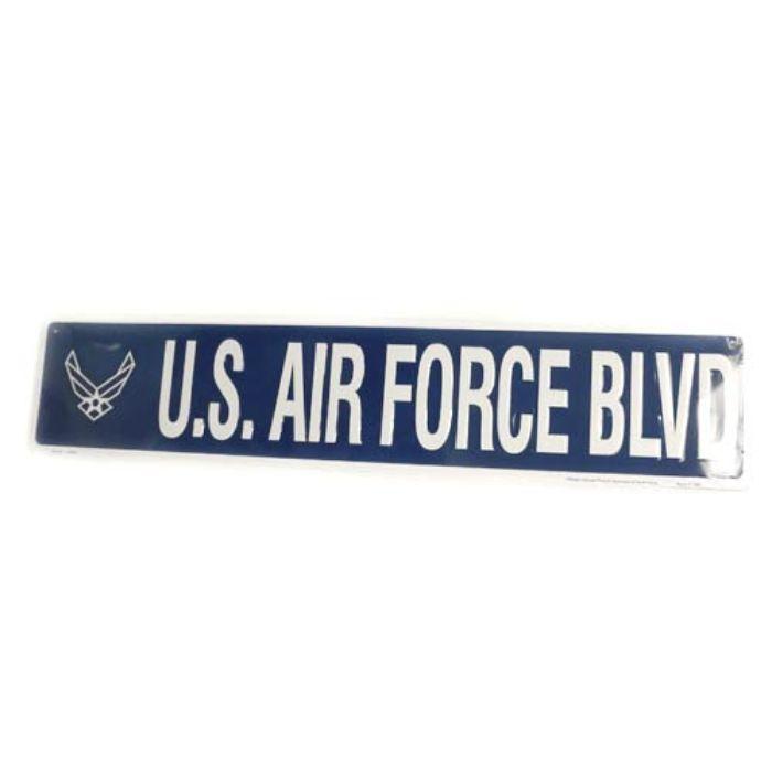 San Diego Gift U.S. Air Force Blvd Metal Street Signs Blue