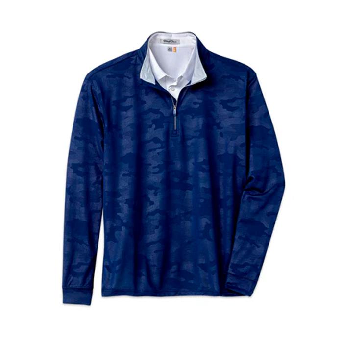 Straight Down Sherman Quarter Zip - New Indigo L