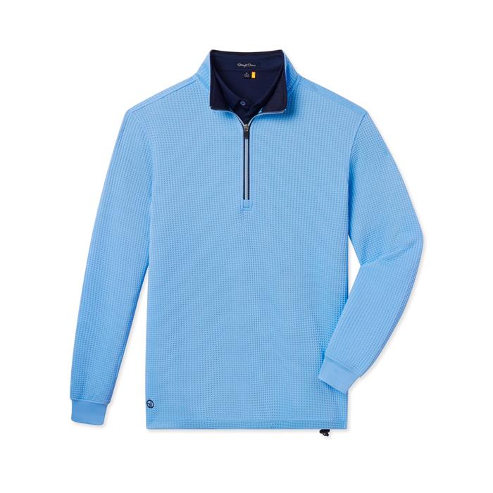 Straight Down Optic Quarter Zip - Carolina XL