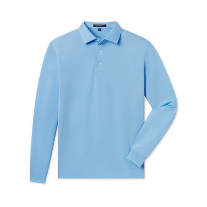 Straight Down Stearns Long Sleeve Polo - Carolina 3X