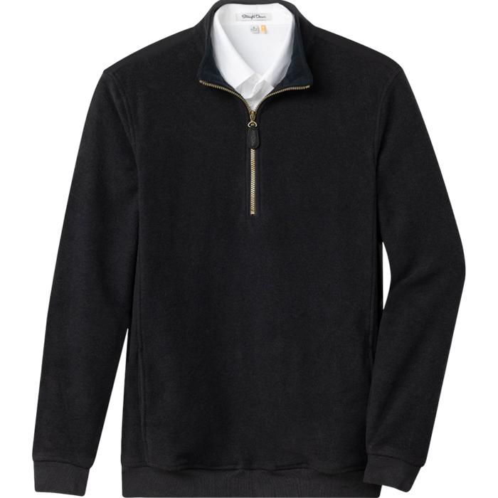 Straight Down Major Quarter Zip - Black XL