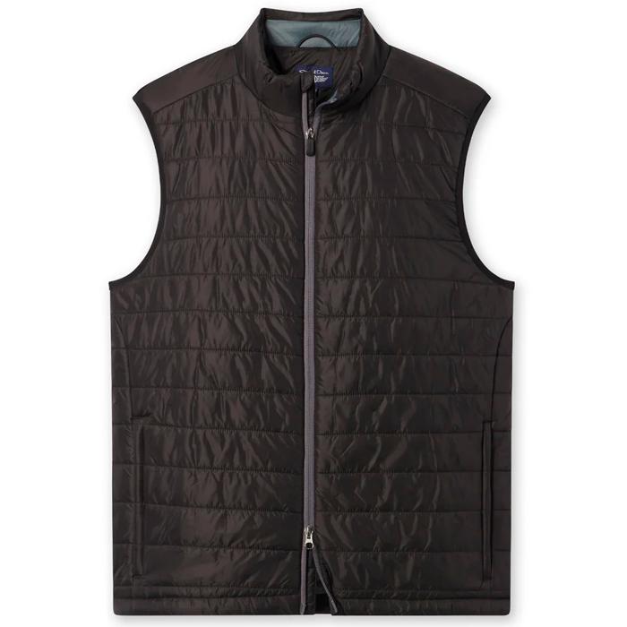 Straight Down Sierra Quilted Vest - Black 2X
