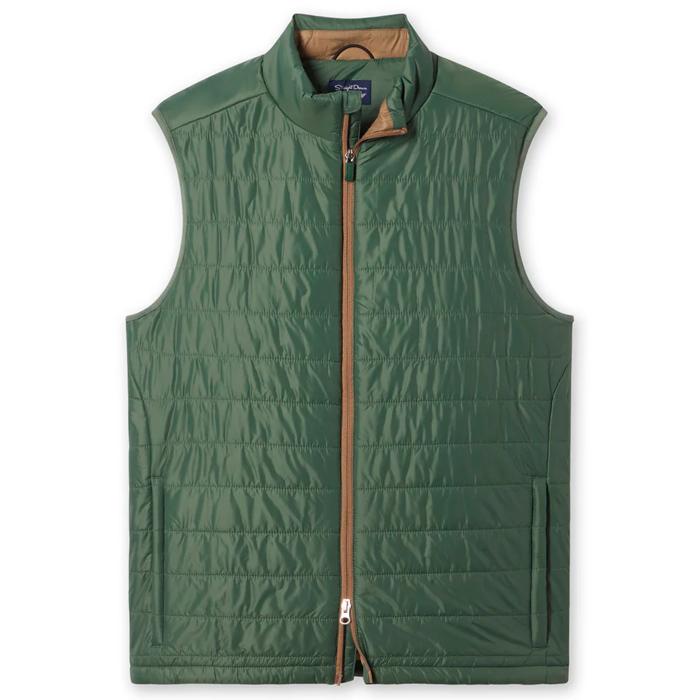 Straight Down Sierra Quilted Vest - Pine L