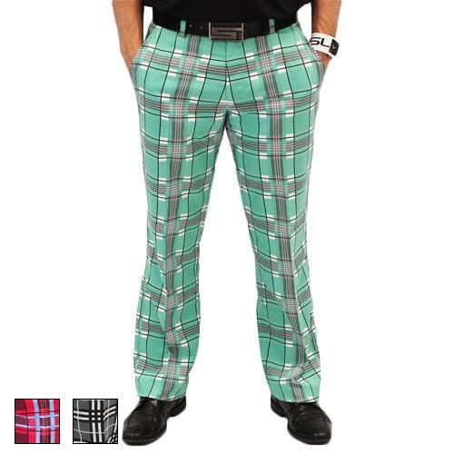 Sligo Plaid Pants Paris Green /W30