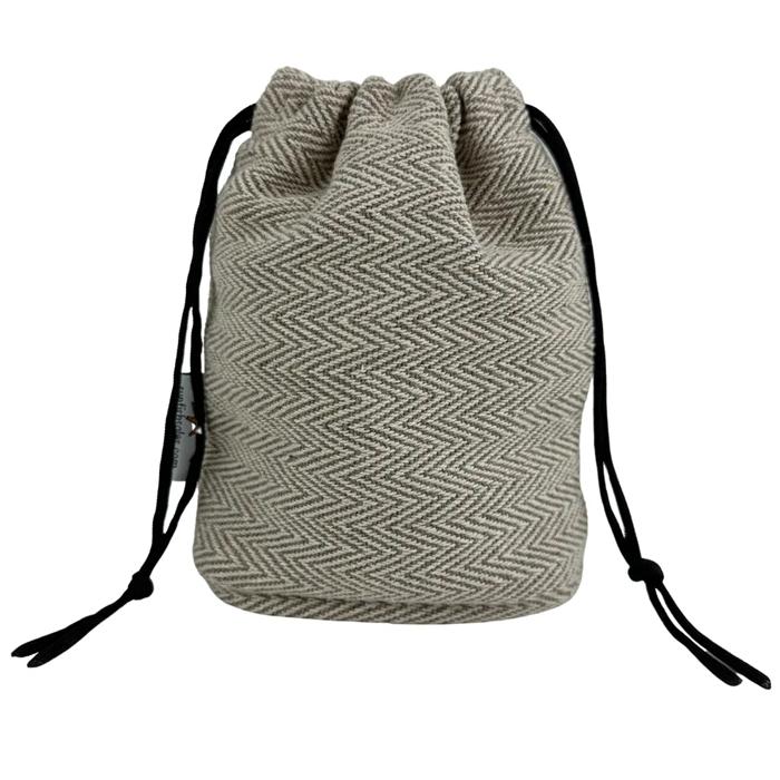 Sunfish Tan Chevron-Valuables Pouch