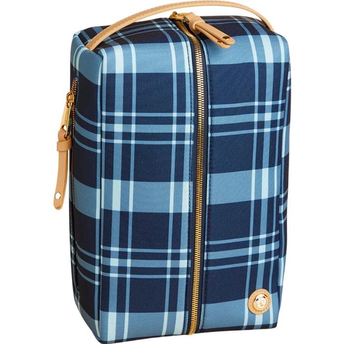 Spartina 449 Golf Shoe Bag Clara Bluestone Plaid
