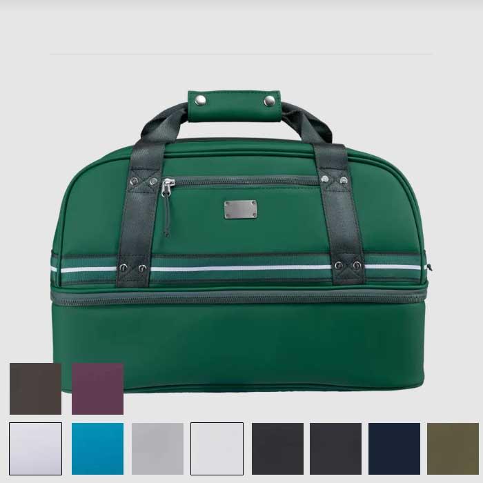 Sun Mountain Mid-Stripe Boston Bag Loden Moss-Inferno