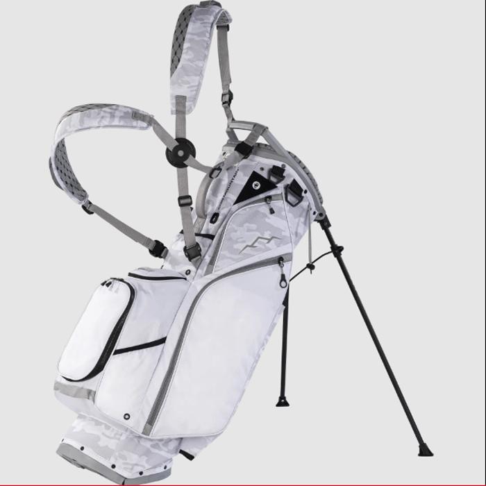 Sun Mountain Eclipse E-3.5 14-way Stand Bag - Snow Camo-White