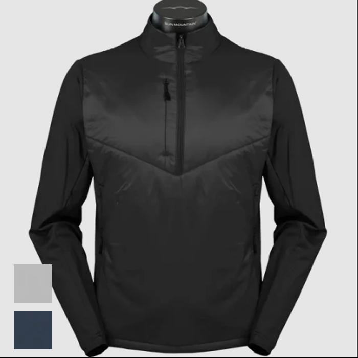 Sun Mountain Colter III LS Pullover S/Platinum