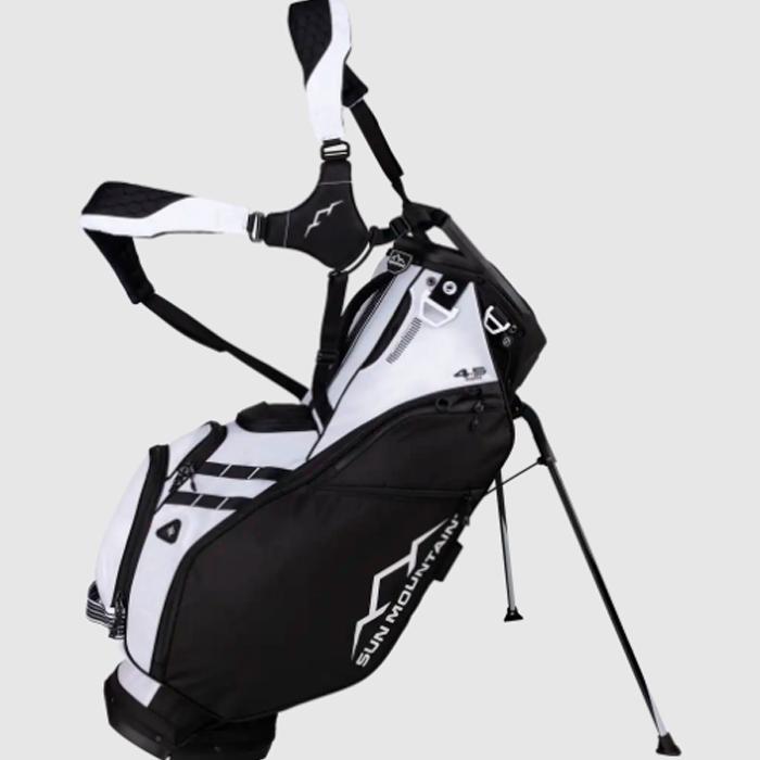 Sun Mountain 4.5LS 14-Way VLO Stand Bag - BLACK-WHITE