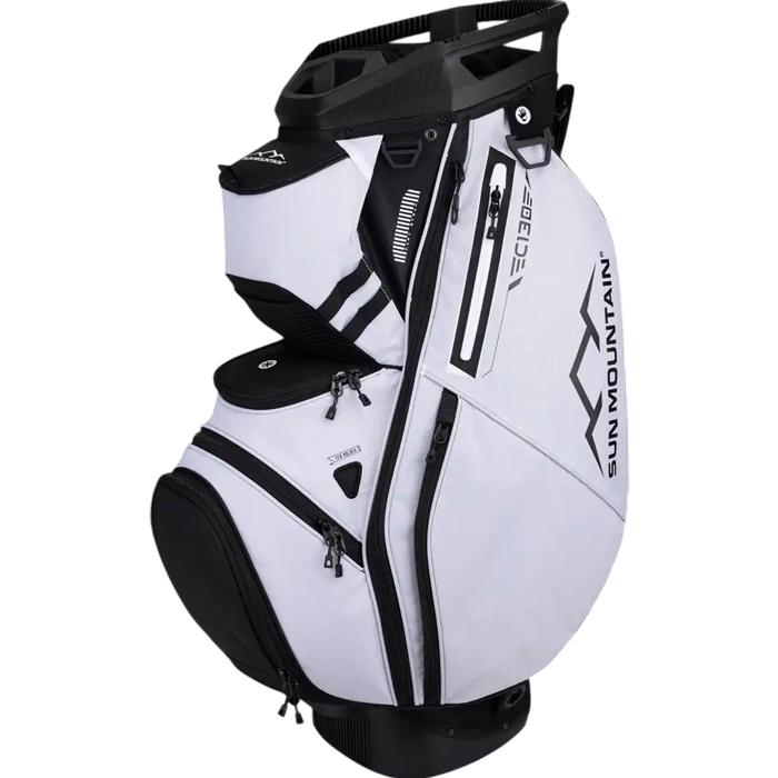 Sun Mountain C-130 Cart Bag - BLACK-WHITE