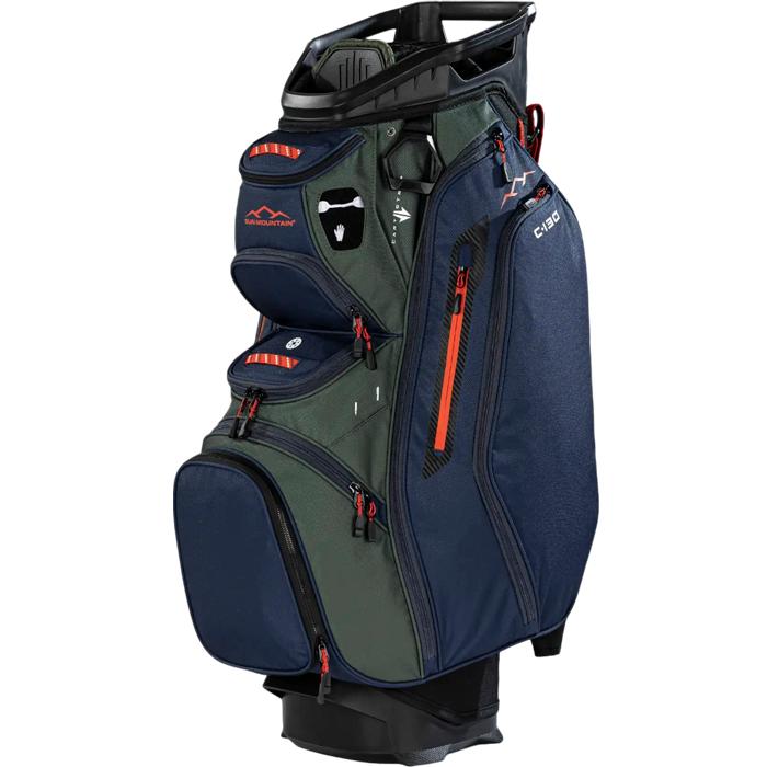 Sun Mountain C-Series C-130 Cart Bag - Black-Olive-Inferno