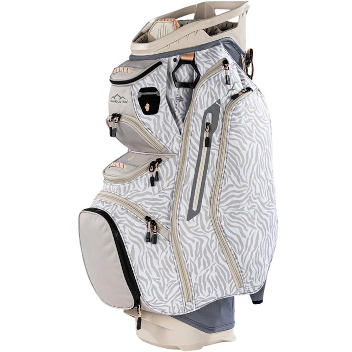 Sun Mountain C-Series C-130 Cart Bag - Nickel-Zebra-Sand