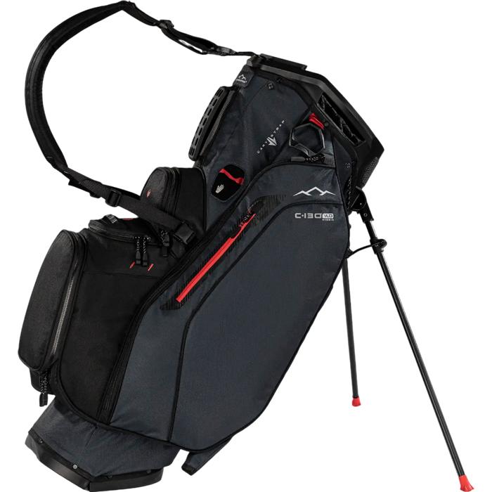 Sun Mountain C-Series C-130 VLO Hybrid Stand Bag - Steel-Black-Red