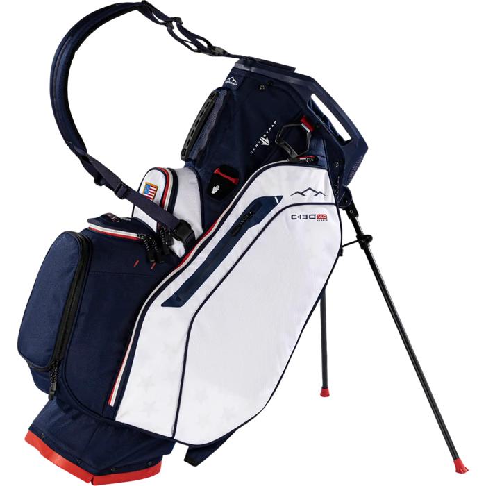 Sun Mountain C-Series C-130 VLO Hybrid Stand Bag - Navy-White-Red