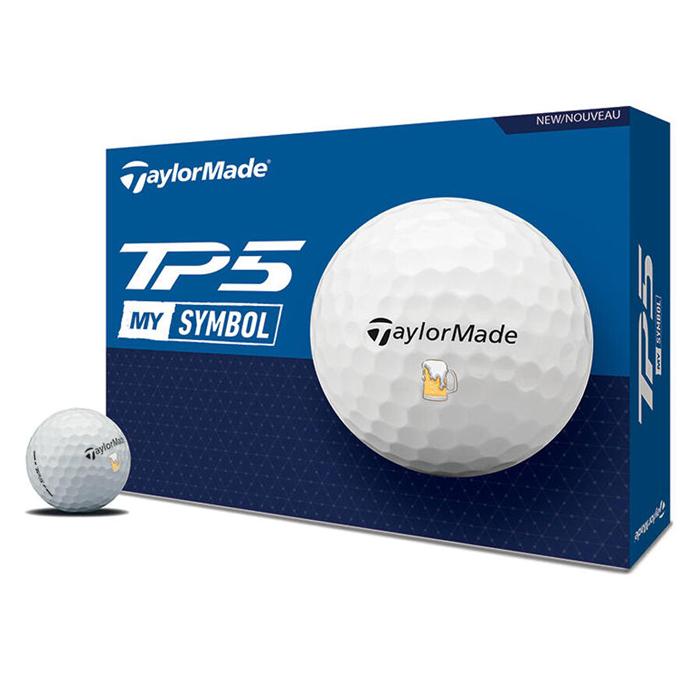 TaylorMade TP5 Beer Golf Balls White