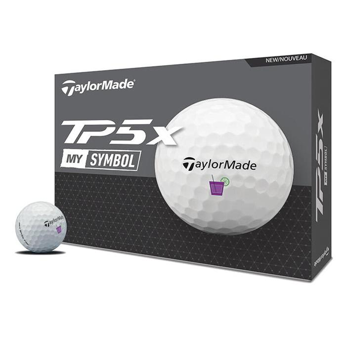TaylorMade TP5x Cocktail Golf Balls White