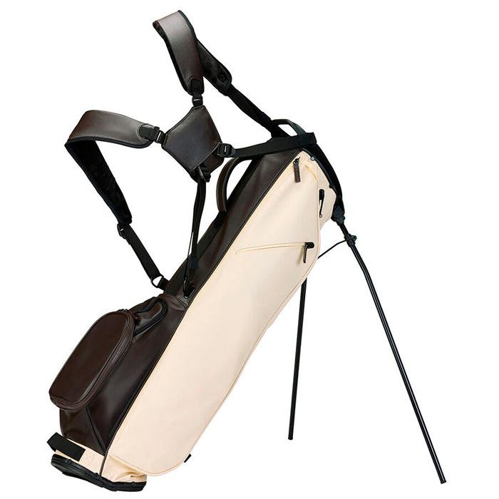 TaylorMade FlexTech Carry Premium Stand Bag - Cream/Brown