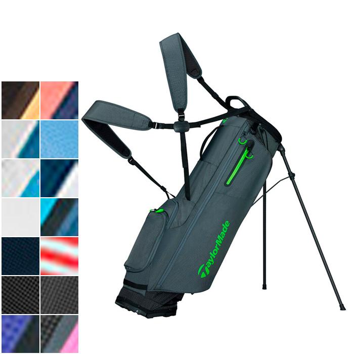 TaylorMade FlexTech SuperLite Stand Bag Grey/Neon Green