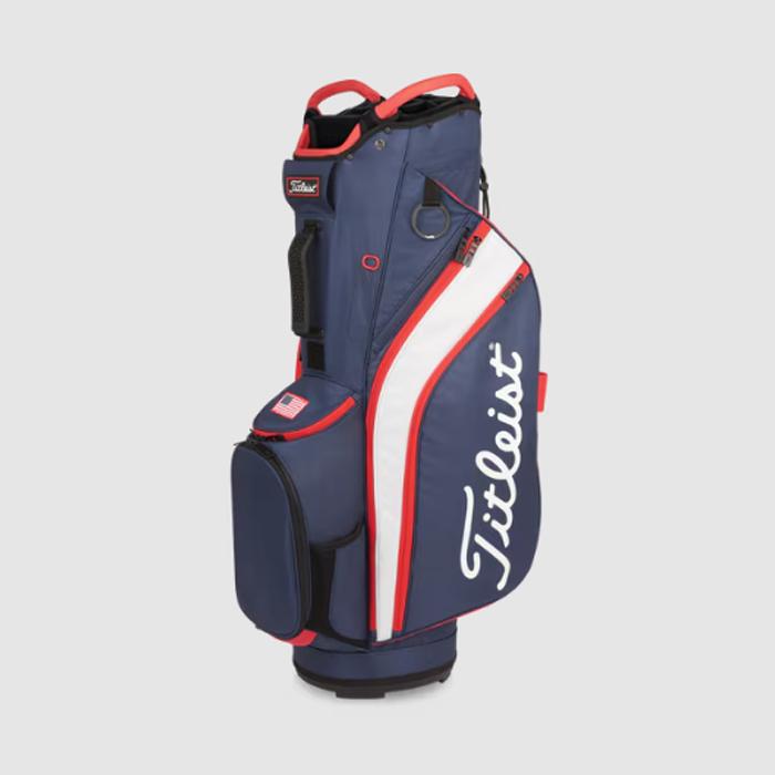Titleist Cart 14 Cart Bag - Navy/White/Red