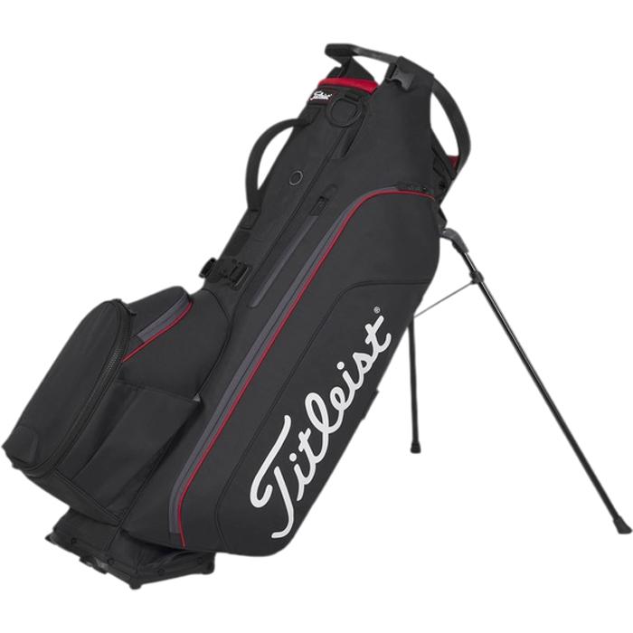 Titleist Hybrid 5 Stand Bag - Black/Black/Red