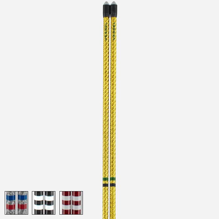 VESSEL Carbon Fiber Alignment Stick Set 36 inches/Gold