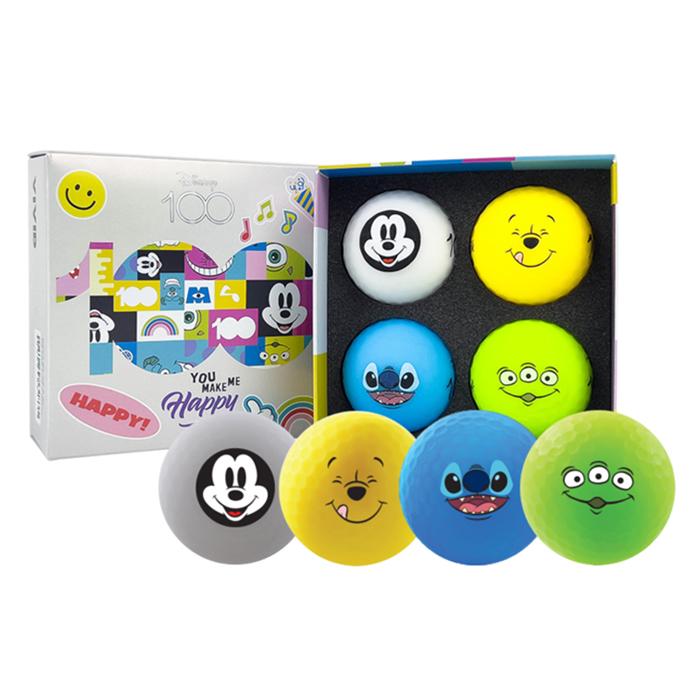 Volvik Disney 100 Years - Vivid 4-Ball Pack