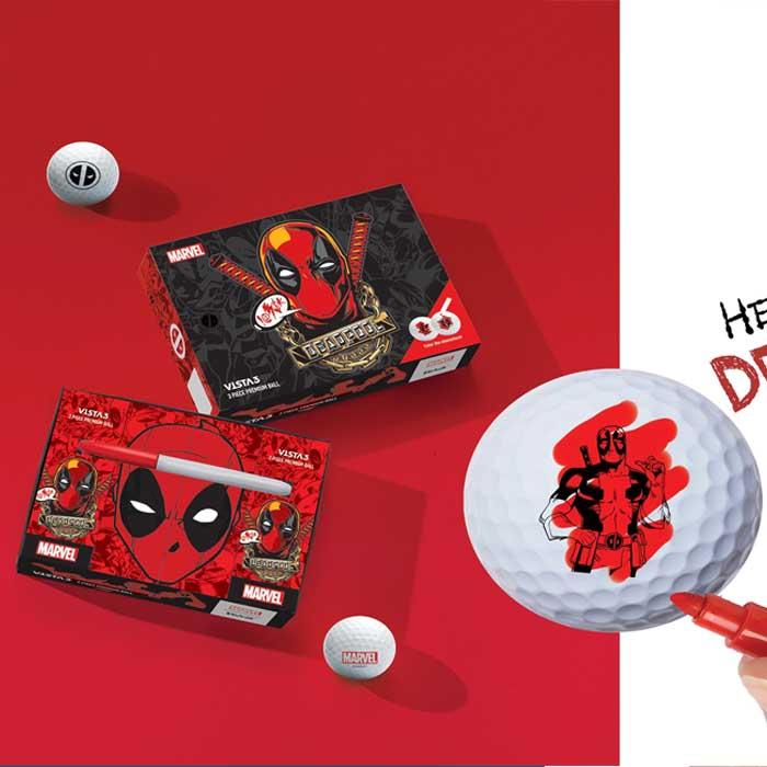 Volvik Marvel Deadpool (Colored Marker)
