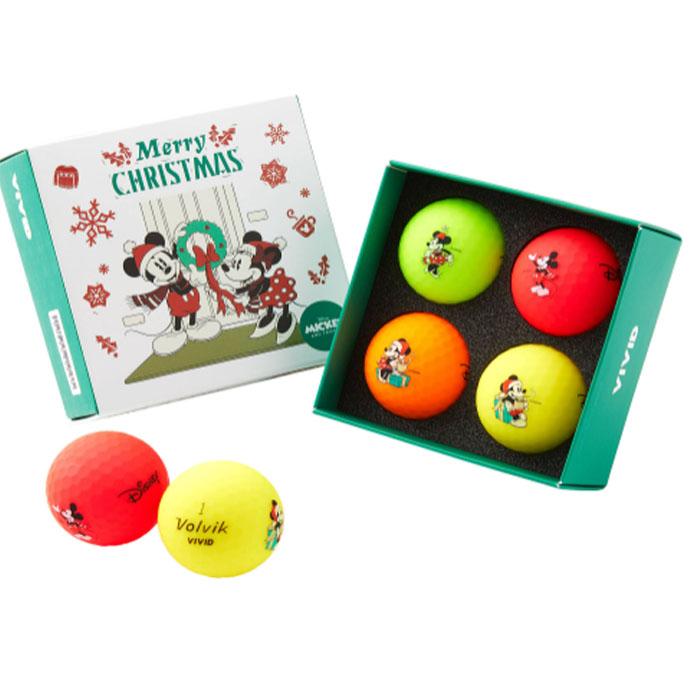 Volvik Disney Christmas - Vivid 4-Ball Pack
