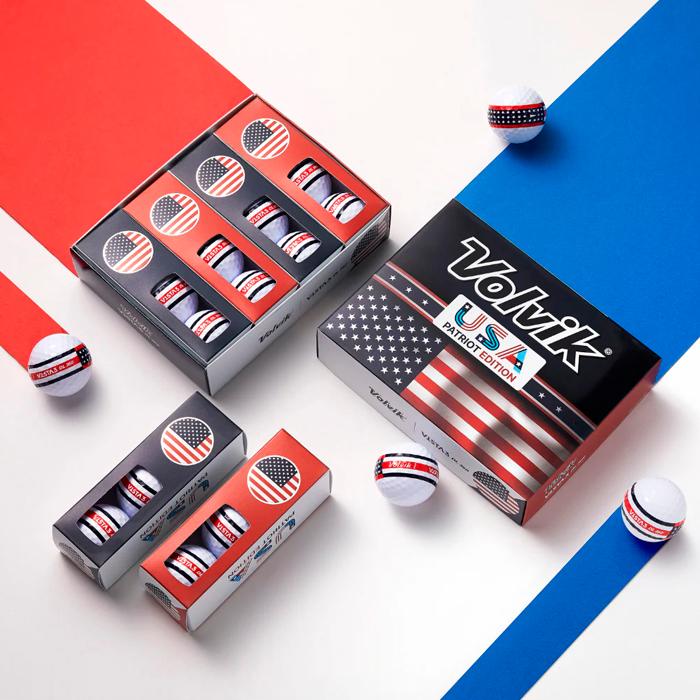 Volvik USA Patriot Pack Golf Balls White