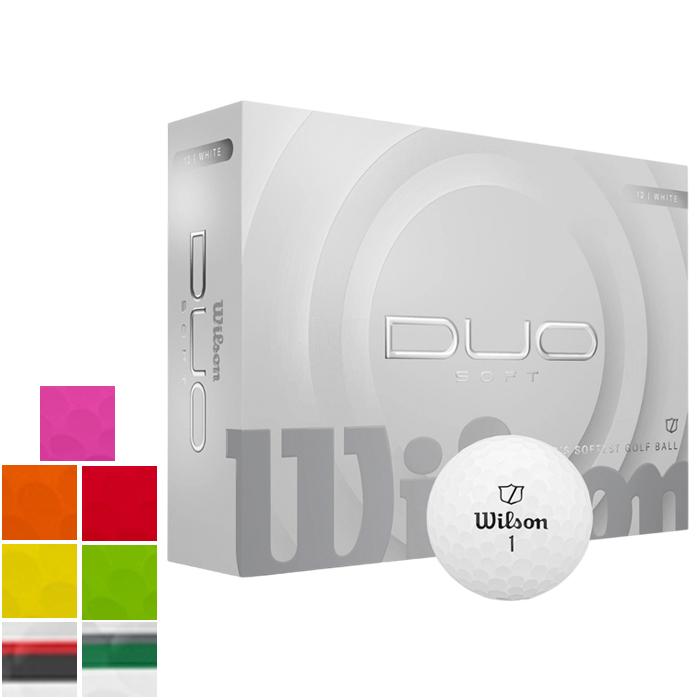 Wilson Duo Soft Golf Balls Red (WG2009107)